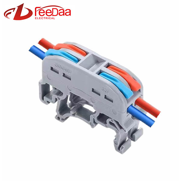 Konektor Kabel Cepet | Pandhuan Rel Jinis PCT-222D