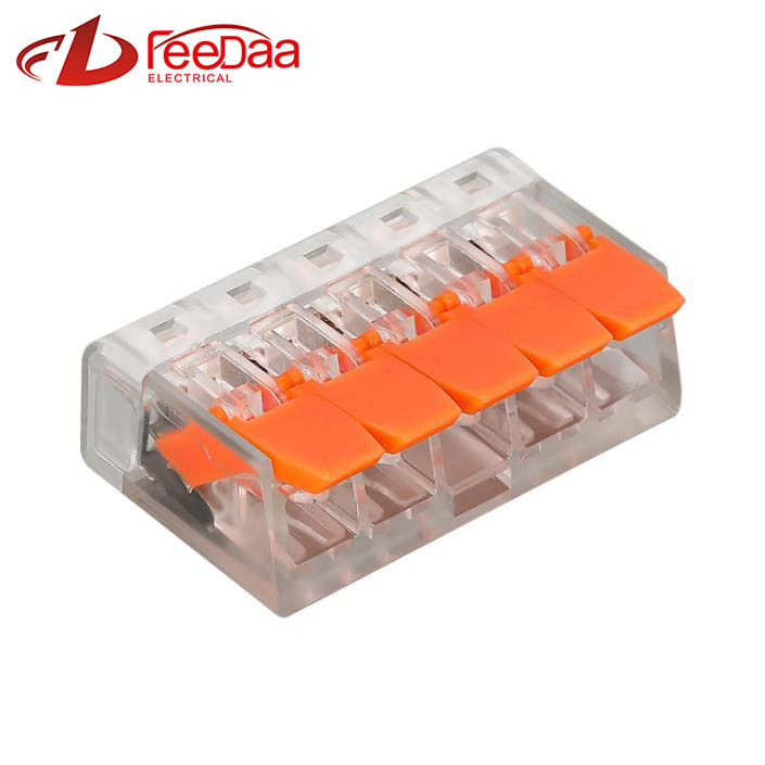 Konektor Kabel Cepet Seri WAGO 221 | 1 ing 4 metu PCT-415